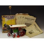 Toys - A Mamod IE9A live steam traction engine, qty Meccano,
