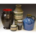 Decorative Ceramics - A Langley vase; an Amberside Pottery beaker,