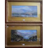 C Pearson and T F Wainwright (19th century), A pair, Cattle and Sheep, signed, dated 1871,