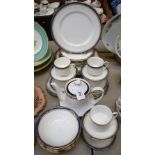 A Paragon Sandringham pattern six setting dinner and tea set including tea pot, dinner plates,