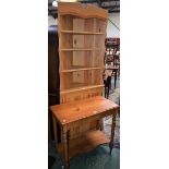 A pine washstand;