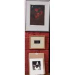 ***LOT WITHDRAWN***Pictures and Prints - Dawn Sidoli, The Small Geranium, signed, limited edition,