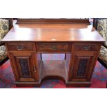 A late Victorian writing desk,