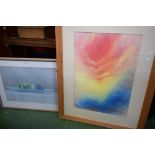 Rebecca Thompson (Contemporary) In Transition Colours signed, dated 1999, watercolour,