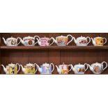A set of twelve teapots, The Great Tea Merchants Teapot Collection,