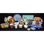 Ceramics including Wedgwood Jasperware, Royal Doulton, Denby Greenwheat,
