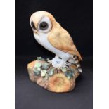 A Royal Crown Derby model, of a Barn Owl, 25cm, boxed,