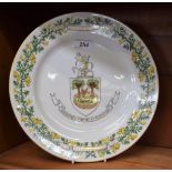 A Spode plate, The Derby Charter, Silver Jubilee, 6th June 1977, limited edition 172/500,