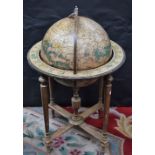 A Terrestrial globe,