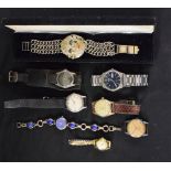 Watches - a vintage Avia Olympic wristwatch, 17 jewel manual movement,