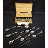 A George V silver commemorative spoon,