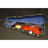 A 20th Century Skylark brand Violin, bow en suite,