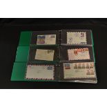 Stamps - three albums of flight covers