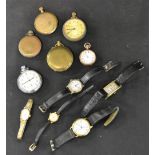 Pocket watches and wristwatches,