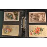 Postcards - early 20th century and later greetings cards