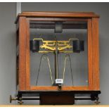 A set of laboratory balance scales, L.Gertling Ltd, London, model 52 G.