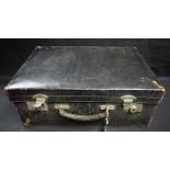 An Asprey gentleman's leather travelling case, marked Asprey,
