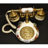 A Royal Albert Old Country Roses telephone