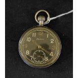 A Helvetia Military pocket watch, GS/TP,