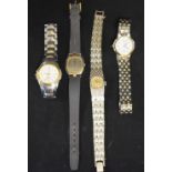 Watches - Seiko lady's day/date wristwaches; a Christian Dior wristwatch,