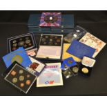 Coins - Britannia 1998 silver ounce; British coin proof sets, 1990s and later,