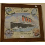 Advertising - a White Star Titanic print, for Vinolia Otto Toilet Soap,