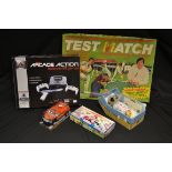 Toys and Juvenalia - Mega Arcade Action, boxed; Test Match,