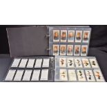Cigarette Cards - reprints in two ring binder albums including Players, Wills, Ogdens,