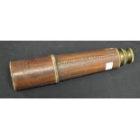 A reproduction three draw telescope,