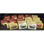 Die-cast Vehicles - a quantity of Matchbox Models of Yesteryear cars and advertising vans including