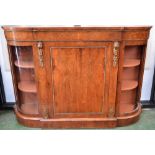 A 19th century walnut, marquetry and gilt metal mounted credenza,