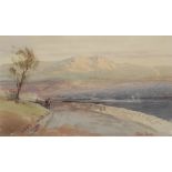 Michael Crawley Road to Barmouth, North Wales signed, titled to verso, watercolour,