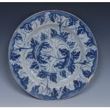 An English Delft circular plate,