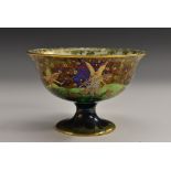 A Wedgwood Fairyland Lustre pedestal bowl, designed by Daisy Makeig-Jones,