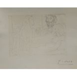 Pablo Picasso (1881-1973) by and after, a single etching from La Suite Vollard; sculptor,