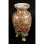 A substantial Japanese Satsuma floor-standing ovoid vase,