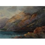 Michael Crawley Loch Tay, Scotland signed, titled to verso, watercolour,
