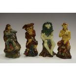 A set of four Wade 'British Myths and Legends' figures, Saint George, The Green Man, Puck,