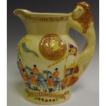 An Edward VIII musical coronation jug.