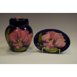 A Moorcroft magnolia pattern ginger jar and cover,