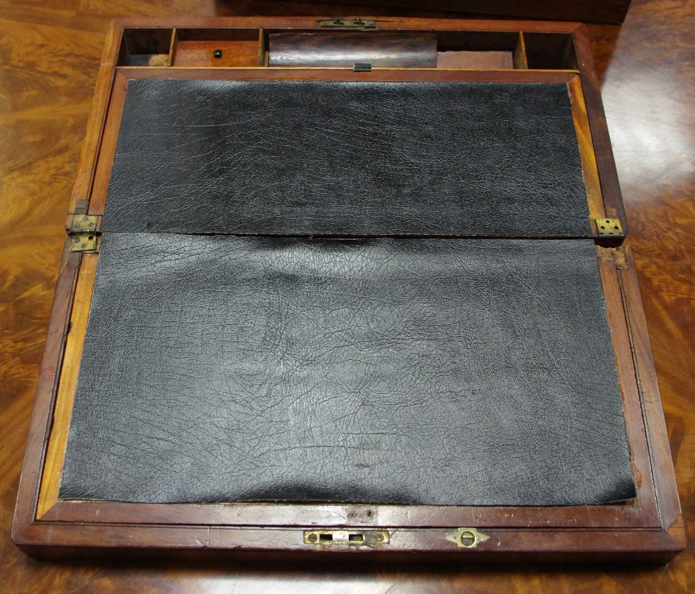 A Victorian mahogany writing slope - Image 2 of 2