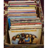 Vinyl records, approx 120 LP's and 12" singles including Alison Moyet, Beach Boys, George Benson,