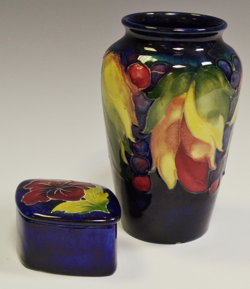 A Moorcroft miniature vase;