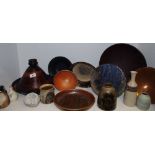 Design - Studio Pottery - Crich Pottery vase, plaque,