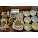 Ceramics - a set of Maling sundae dishes,