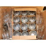 Modern Drinking Glasses - a set of twelve tumblers; other highball cocktail glasses;