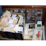 Collector's items - cigarette cards, John Player sets, some framed; stamps, a school child album,