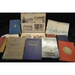 A 19th Century Grand Tour photograph album, various Continental views, quarter calf binding,