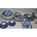 Blue and White - Willow pattern tureen,