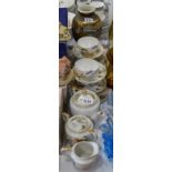Oriental Ceramics - a Japanese eggshell part tea service;